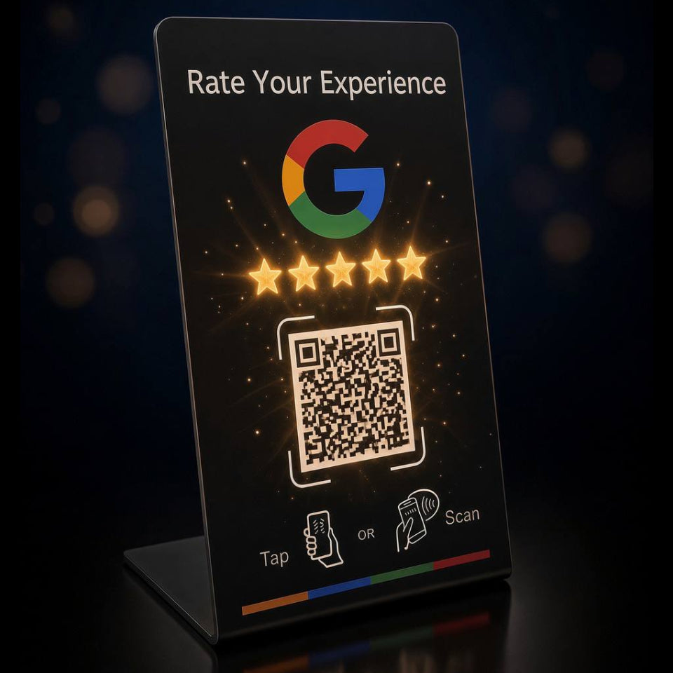 NFC Review Stand · Rate Your Experience Display